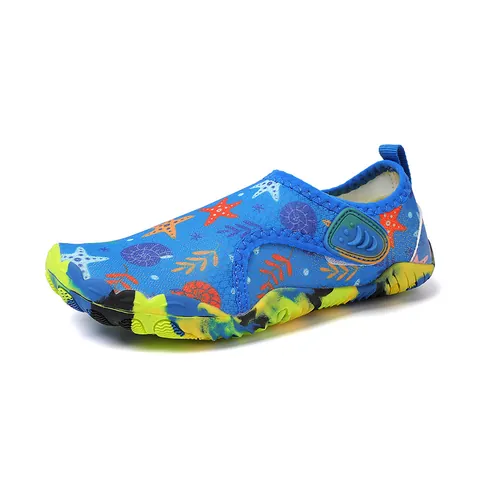 Zapatos de Vadeo de Cinco Dedos para Hombre Mujer Niños Secado Rápido Antideslizante Playa Zapatos de Agua Calcetines de Aqua Transpirables Camping Fitness