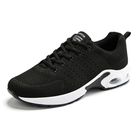 Scarpe Sportive Uomo Fly-knit Alla Moda Con Cuscino d'Aria Rialzo Statura Traspiranti Leggere Casual All'aperto Per Corsa