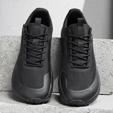 Men Outdoor Sneakers Large Size Wide Toe Box Walking Shoes Lycra Breathable Non-Slip Wear-Resistant Casual Hiking Shoes For Travel