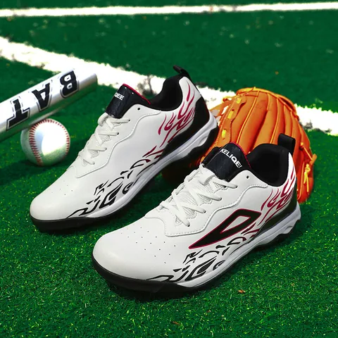 Scarpe da Baseball Americano Professionali da Uomo Outdoor Softball Football Tacchetti Scarpe Sportive da Allenamento Antiscivolo
