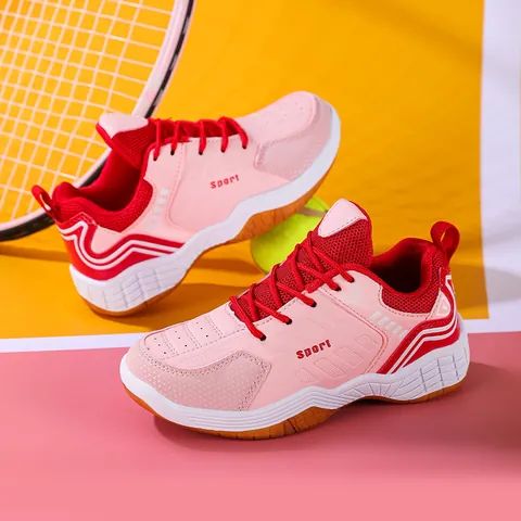 Kids Professional Badminton Shoes Breathable Non-slip Sport Sneakers For Boys Girls Competition Daily Casual Footwear