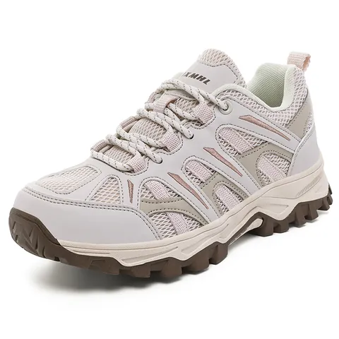 Zapatillas de Senderismo de Malla Transpirable para Mujer Deportes al Aire Libre Antideslizantes Escalada Zapatos de Camping Verano Zapatillas Ligeras