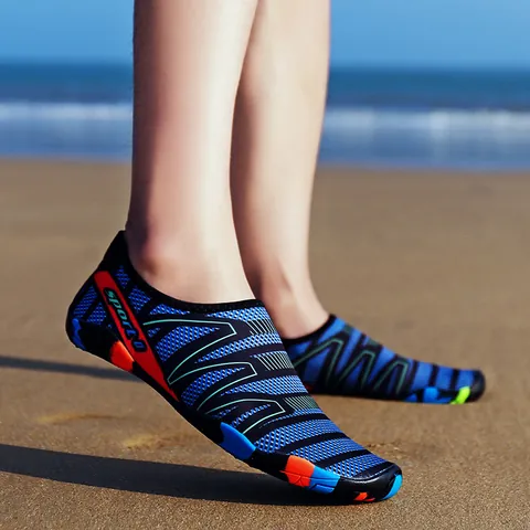 Unisex Quick Dry Wading Shoes Breathable Mesh Aqua Shoes Anti Slip Outdoor Hiking Swimming Surfing Water Shoes For Men Women