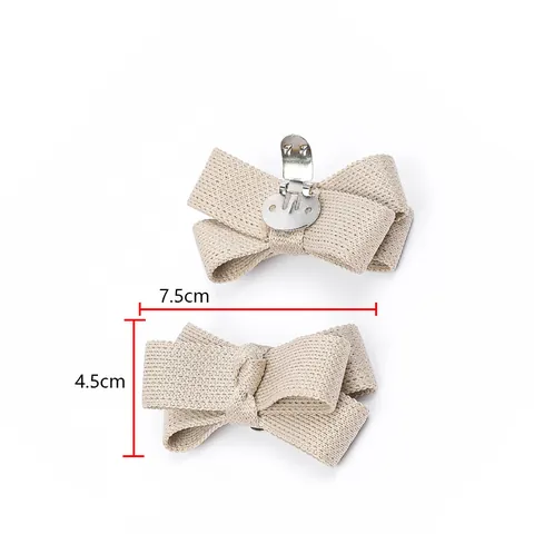 Fashionable High-Grade Knit Bowknot Shoe Charms Removable Fabric Bow Accessories For Sneakers Heels Flats DIY Decoration
