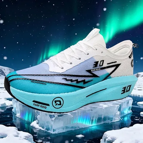 Professionelle Kohlenstoffplatten Laufschuhe Für Herren Damen Ultraleicht Netzgewebe Atmungsaktiv Stoßdämpfung Rennsportschuhe Farbverlauf Sneaker
