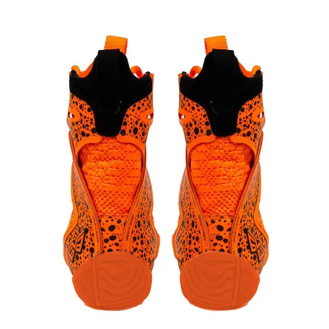 Professional High Top Boxing Shoes Men Women Leopard Print Combat Training Boots Breathable Non-Slip Wrestling Shoes Athletic Sneakers