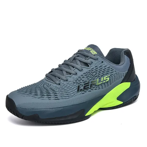 Chaussures de Tennis pour Hommes Femmes Maille Respirante KPU Baskets d'Entraînement Antidérapantes Badminton Sport