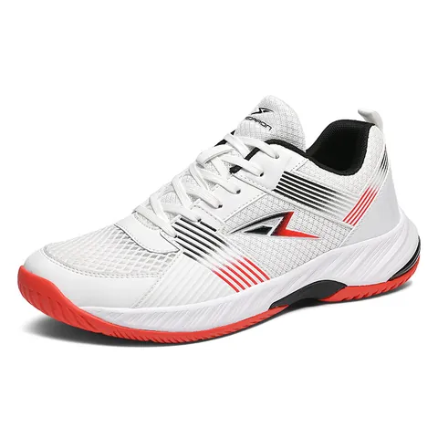 Chaussures de Badminton Professionnelles Maille Respirante Semelle en Caoutchouc Antidérapante Baskets d'Entraînement de Tennis en Salle Hommes Femmes Sport