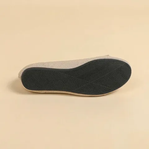 Scarpe Basse Flyknit da Donna Punta Arrotondata Mocassini a Incastro con Fiocco Ballerine in Maglia Traspirante Scarpe Comode