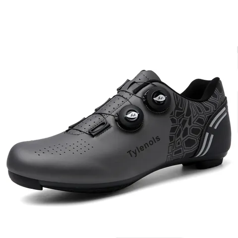 Professional Cycling Shoes Men Women Dual Rotary Buckle Road Mountain Bike Shoes Breathable Non-Slip Racing Sport Footwear