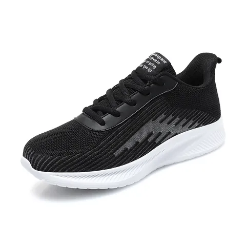 Fashion Flyknit Running Shoes For Men Women Breathable Mesh Sport Sneakers Lightweight Casual Walking Shoes For Spring Summer