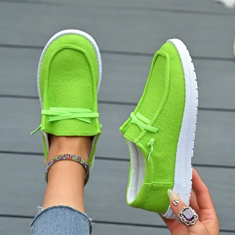 Dames Synthetisch Pluche Loafers Minimalistisch Effen Kleur Plat Casual Instappers Ademend Slip-on Ronde Neus Wandelschoenen