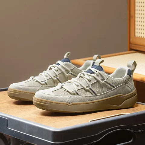 Men Vintage German Army Trainers Suede Mesh Patchwork Retro Sneakers Low Top Breathable Casual Board Shoes Gum Sole