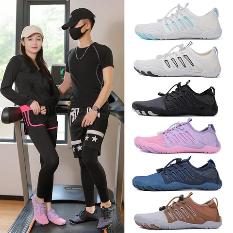 Scarpe da Scoglio a Cinque Dita Outdoor Asciugatura Rapida Antiscivolo Scarpe da Sub Spiaggia Nuoto Snorkeling per Uomo Donna