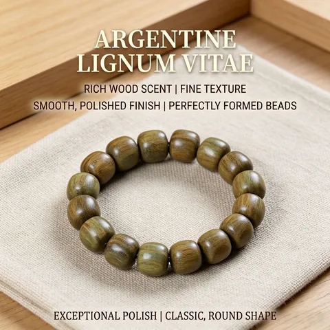 Natürliches Sandelholz Rosenholz Perlenarmband Für Damen Herren Ethno-Stil Zen Meditation Dehnbares Handkette Klassische Holzperlen Armband