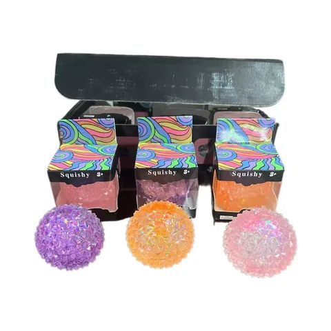 Decompression Squishy Toy Slow Rebound TPR Stress Relief Toy For Kids Adults Novelty Peanut Water Drop Shaped Sensory Toy