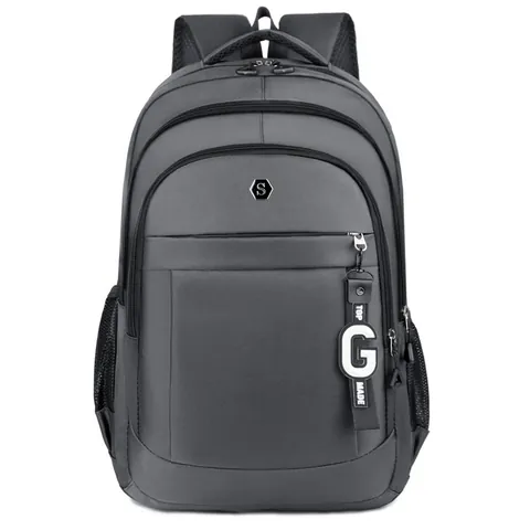 Large Capacity Oxford Cloth Laptop Backpack For Men Women Breathable Travel Business School Bag With Hanging Ornament