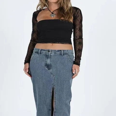 Women Sexy Sheer Floral Lace Two Piece Top Set Long Sleeve T-Shirt With Tube Top Mesh Hollow Out Slim Fit Top Polyester Spandex