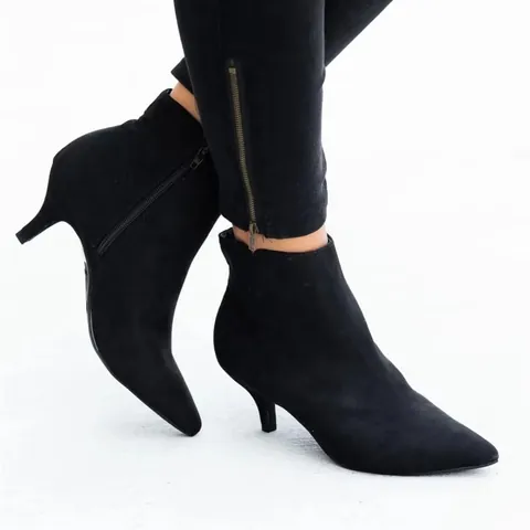 Bottines à Bout Pointu et Talon Aiguille pour Femmes Suède Western Imprimé Léopard Serpent Talons Hauts Fermeture Éclair Latérale Automne Hiver