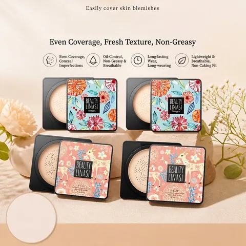 Fondotinta BB Cream Cushion Con Testina A Fungo Idratante Con Spugna Lunga Durata Traspirante Base Per Trucco Viso