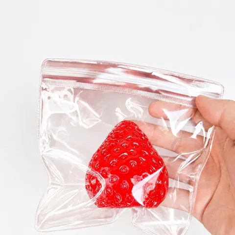 Realistic Strawberry Blueberry Squishy Toy Soft TPR Slow Rebound Fruit Squeeze Toy Stress Relief Sensory Toy For Kids Adults
