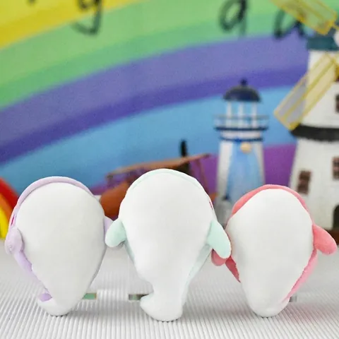 Cute Whale Plush Toy Keychain Soft Stuffed Animal Bag Charm Backpack Pendant Key Ring For Kids Birthday Decoration Gift