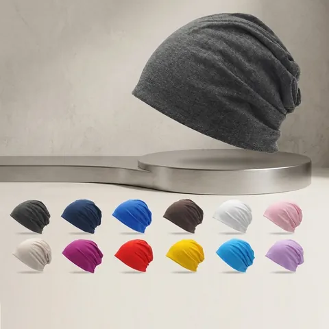Korean Slouchy Beanie Hat Ins Style Soft Knitted Warm Skull Cap Women Men Casual Solid Color Winter Autumn Thermal Beanies