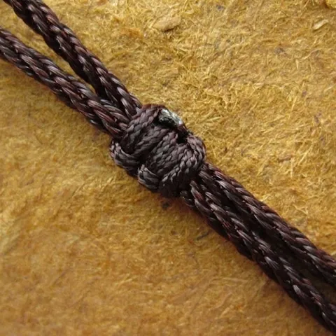 Handmade Braided Necklace Cord Brown Adjustable Cotton Linen String For Pendants DIY Jewelry Making Supplies Long Neck Rope