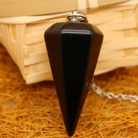 Natürlicher Kristall Hexagonal Säule Anhänger Facettierter Steinpunkt Heilpendel Amethyst Rosenquarz Für Schmuckherstellung Meditation
