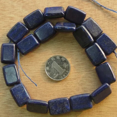 Minimalist Blue Artificial Crystal Loose Beads Rectangular Square Stone Beads For DIY Jewelry Making Accessories Bracelet