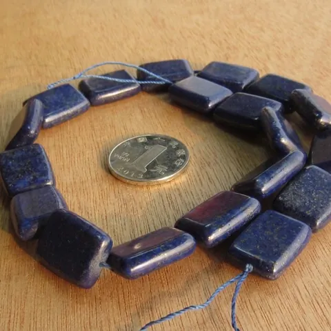 Minimalist Blue Artificial Crystal Loose Beads Rectangular Square Stone Beads For DIY Jewelry Making Accessories Bracelet