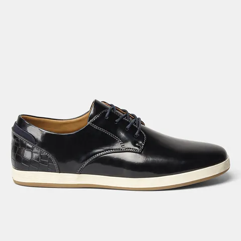 Scarpe da Skate Casual da Uomo Stile Britannico Sneaker in Pelle Moda Scarpe Stringate Versatili Tacco Goffrato Coccodrillo