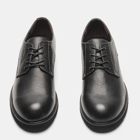 Scarpe Derby Business da Uomo in Pelle di Primo Strato Stile Britannico Stringate Scarpe Formali in Pelle Suola in Gomma