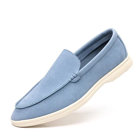 Men Casual Loafers Breathable PU Leather Slip-On Driving Shoes Lightweight Flat Moccasins Fashion Loafers For Men Big Size