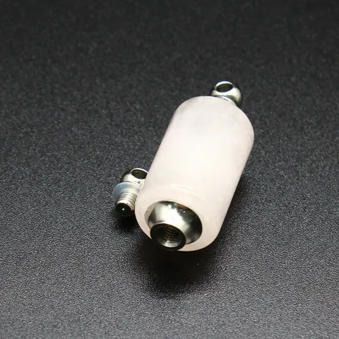 Natural Stone Essential Oil Bottle Pendant Cylinder Crystal Clear Quartz Amethyst Perfume Bottle Necklace For Women Jewelry