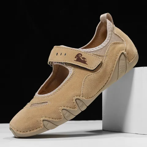 Dames Mary Jane Casual Sportschoenen Ademende Klittenband Sneakers Antislip Platte Wandelschoenen