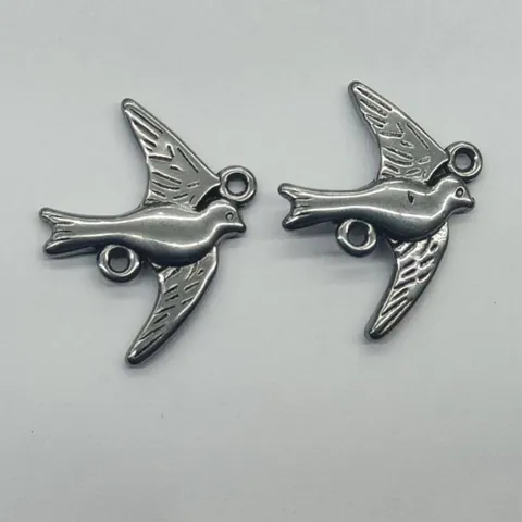 Tier Serie Edelstahl Anhänger DIY Schmuckherstellung Zubehör Schnecke Eule Vogel Schlange Einhorn Biene Für Halskette