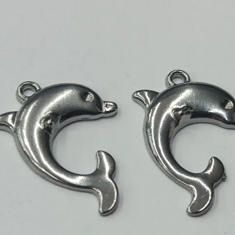 Edelstahl Meerestier Anhänger Gold Silber Galvanisiert Fischschwanz Meeresschildkröte Wal Delfin Seepferdchen Krabbe DIY Schmuck Charms