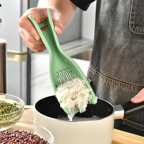 Multifunktionaler Küchen Reiswäscher Sieb Kunststoff Handheld Reis Waschen Werkzeug Tragbarer Wasserfilter Abtropfer Für Getreide Bohnen Gemüse