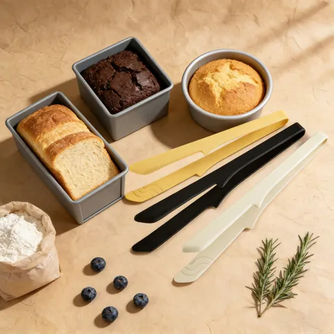Pinze per Alimenti in Silicone Integrate Resistenti al Calore Antiscivolo per Cucina Grigliate Cottura al Forno Grado Alimentare