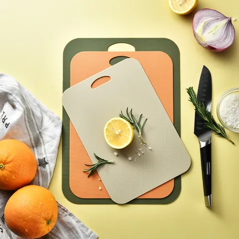 Modern Non Slip Food Grade Plastic Cutting Board Double Sided Thickened Chopping Board For Kitchen Fruit Vegetable Meat Home Essential