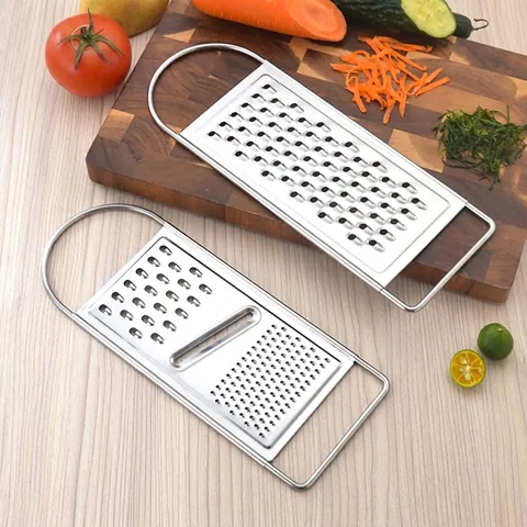 Multifunctional Stainless Steel Vegetable Grater Slicer 3-in-1 Manual Shredder For Kitchen Carrot Potato Slicer With Handle