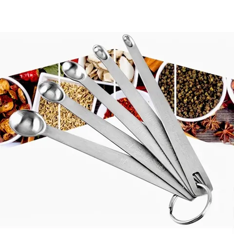 Stainless Steel Mini Measuring Spoon Set For Kitchen Baking Seasoning Tad Dash Pinch Smidgen Drop Precise Measurement Tool