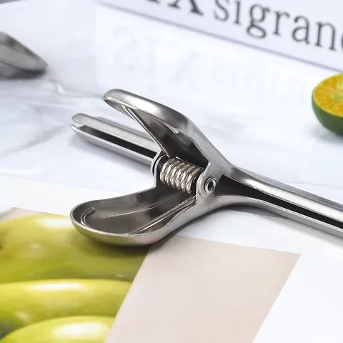 Stainless Steel Food Sealing Clips Brushed Metal Chip Bag Clips With Strong Spring For Kitchen Storage And Freshness