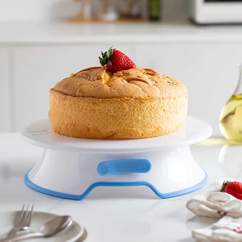 Professional Rotating Cake Turntable With Non-slip Base And Locking Switch PP Plastic Baking Tools For Cake Decorating
