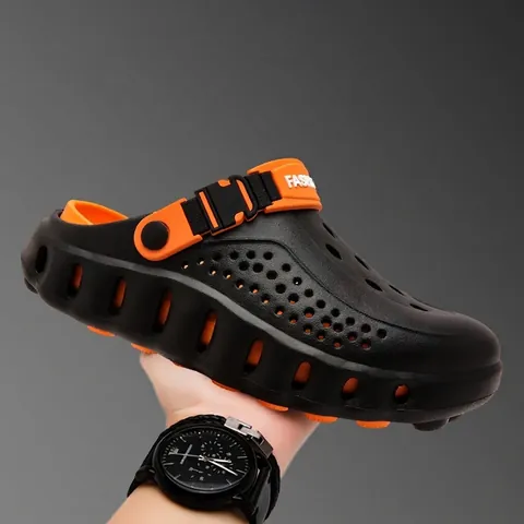 Summer Thick Sole Clogs For Men Women Non-Slip Lightweight Breathable Outdoor Beach Sandals Garden Shoes Massage Slippers Casual Slides