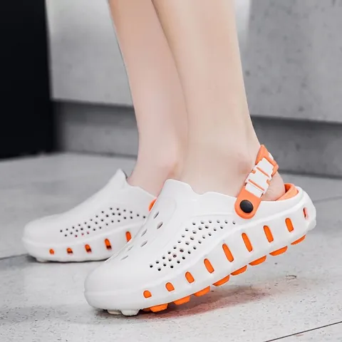 Summer Thick Sole Clogs For Men Women Non-Slip Lightweight Breathable Outdoor Beach Sandals Garden Shoes Massage Slippers Casual Slides