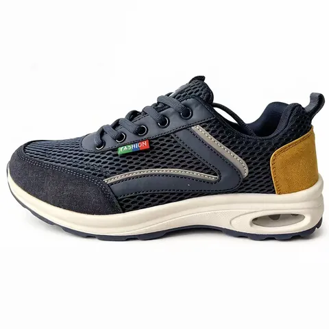 Men's Summer Breathable Mesh Sneakers Air Cushion Walking Shoes Lightweight Casual Sport Shoes Large Size 39-48 Fitness Outdoor