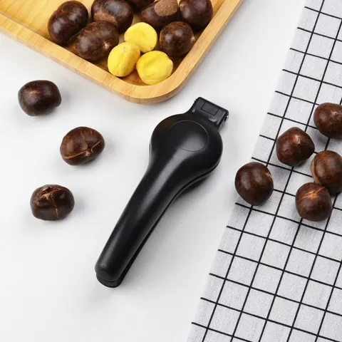 Stainless Steel Chestnut Opener Cross Opening Nut Cracker Multifunctional Kitchen Gadget Manual Walnut Sheller Tool Home