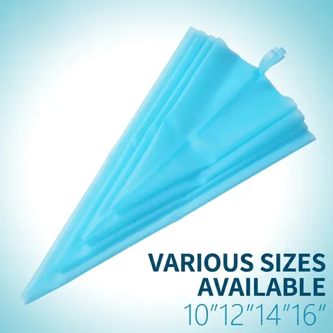 Reusable Food Grade TPU Piping Bag Thickened Pastry Squeezing Bag For Cake Decorating DIY Baking Tools Multiple Sizes
